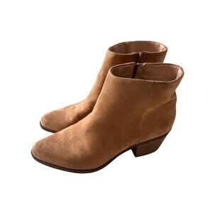 NWOT BP Beige Western Booties Women Size 9.5 Suede
